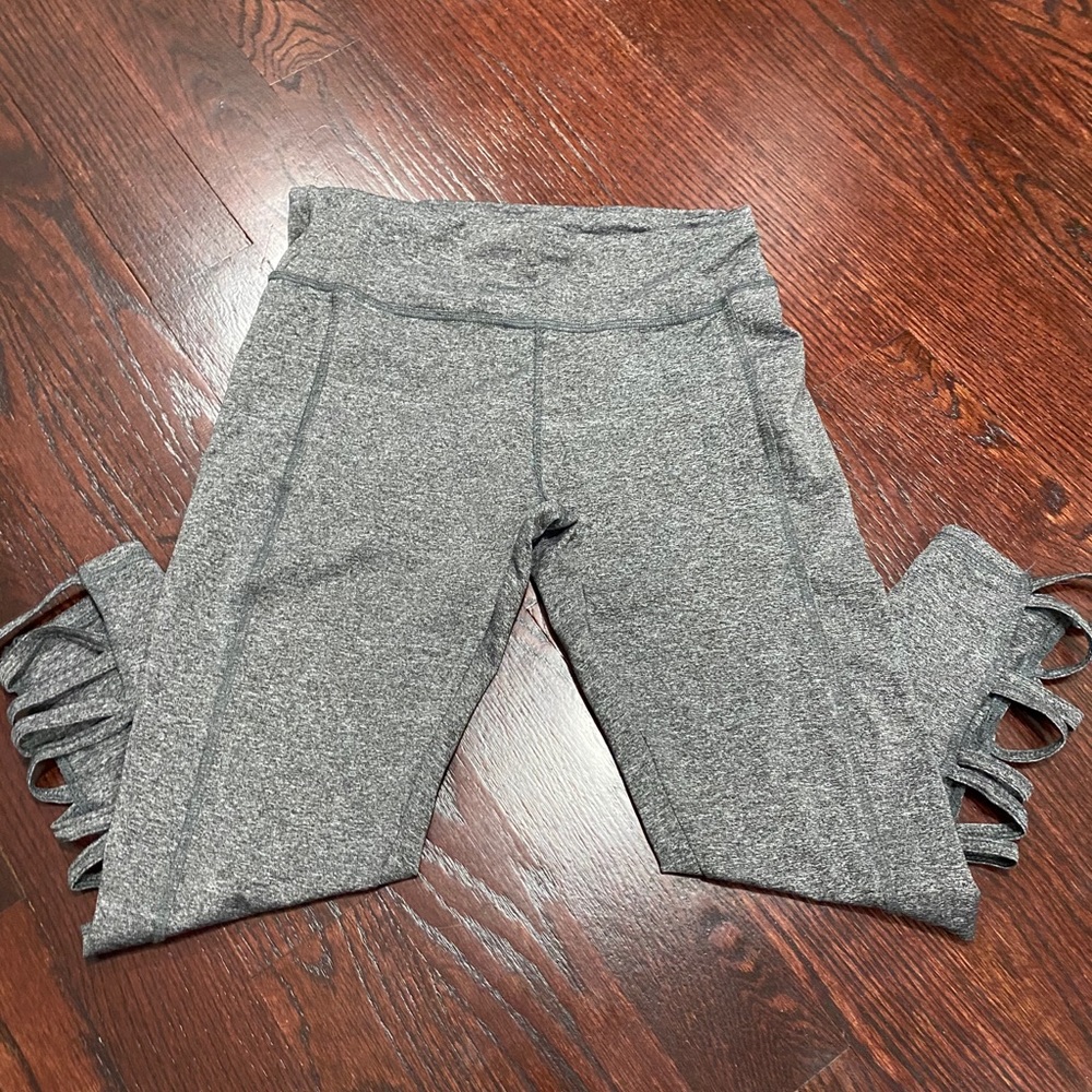 Grey Cropped Leggings